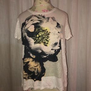 J. CREW PLASTER PEONIES T-SHIRT